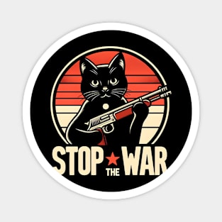 Stop the war - cats Magnet